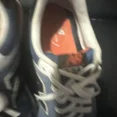 thumbnail image 4 of New balance 574 shoes size 12 color blue and orange, 4 of 6
