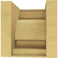 thumbnail image 4 of 8"W x 8"D x 8"H Wide Alma Rough Cedar Woodgrain TimberThane Corbel, Primed Tan, 4 of 6