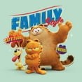 thumbnail image 2 of Girl's The Garfield Movie Family Style  Graphic Tee Mint Medium, 2 of 4