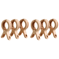 thumbnail image 3 of 3/6 pinzas para ropa, antideslizantes, multifuncionales, para tendedero (3 unidades, rosa), 3 of 3