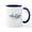 White/Navy Inside, variant on CafePress - Ice Queen Mug - 11 oz Ceramic Mug - Novelty Coffee Tea Cup