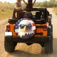 thumbnail image 3 of KAKALAD Sunglasses Bald Eagle American Flag 09 Spare Tire Cover Weatherproof Universal Vehicle Accessories 17 Inch, 3 of 6