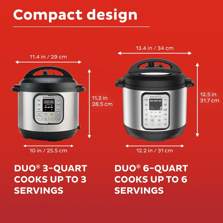 Instant Pot® Duo™ Mini 3-quart Multi-Use Pressure Cooker, V5