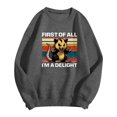 thumbnail image 4 of TINZ Chandails Imprimés Automne et Hiver pour Femmes Haut Usé Chandails Graphiques pour Femmes T-Shirt Coloré, 4 of 4