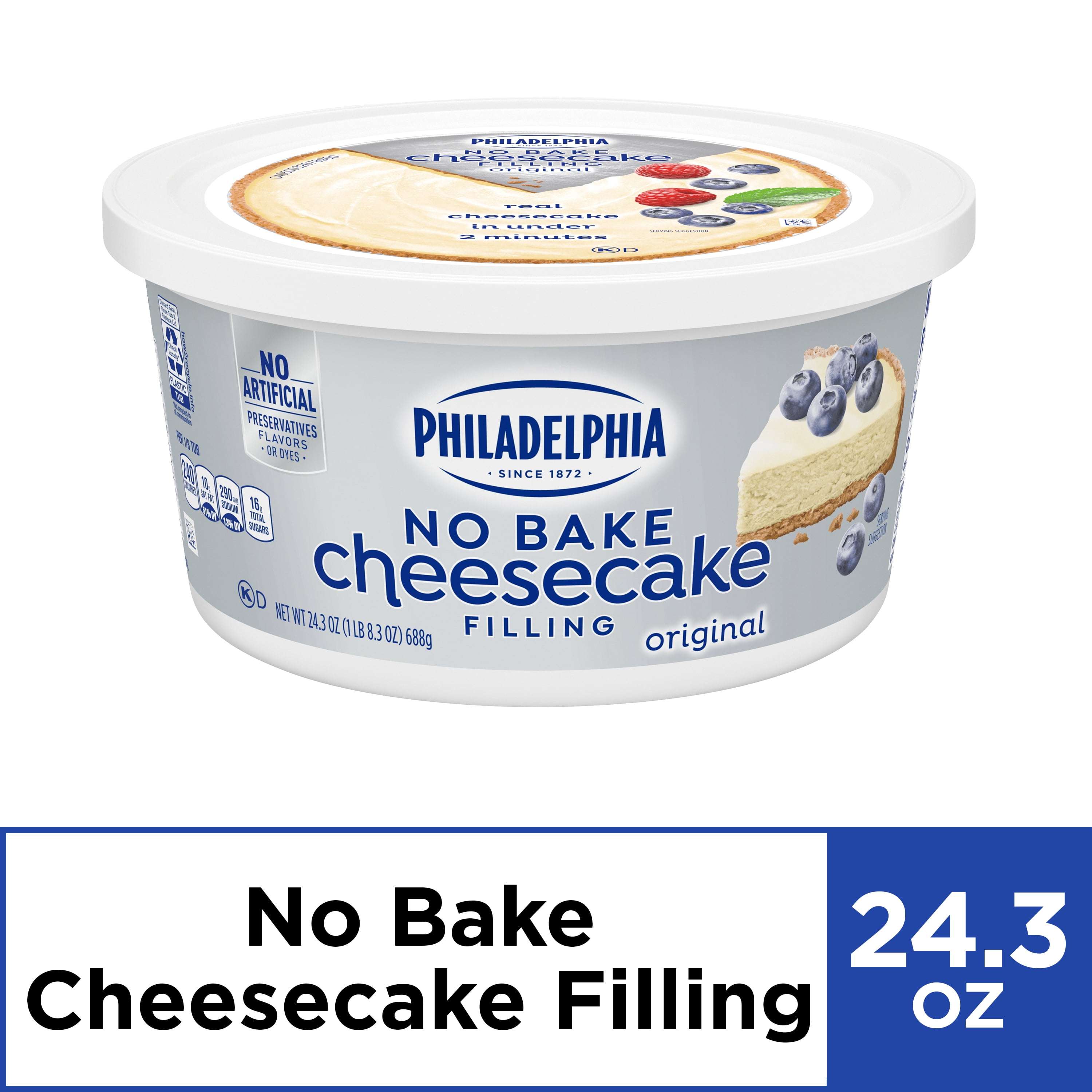 Philadelphia Cheesecake Filling, 24.3 oz Tub Walmart