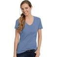 thumbnail image 3 of Hanes Women's Nano-T V-Neck T-Shirt, 3 of 4