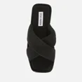 thumbnail image 3 of Steve Madden Dixie Women's Flat Criss Cross Jersey Slide Sandals, 3 of 4