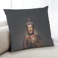 thumbnail image 1 of Ahgly Company Sites Famous Statues Indoor Throw Pillow, 18 inch by 18 inch, 1 of 6