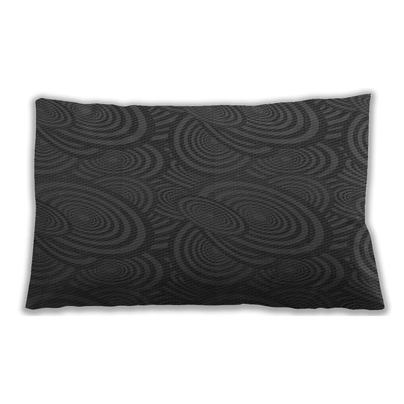 Ahgly Company Indoor Rectangular Contemporary Lumbar Throw Pillow, 13 inch by 19 inch