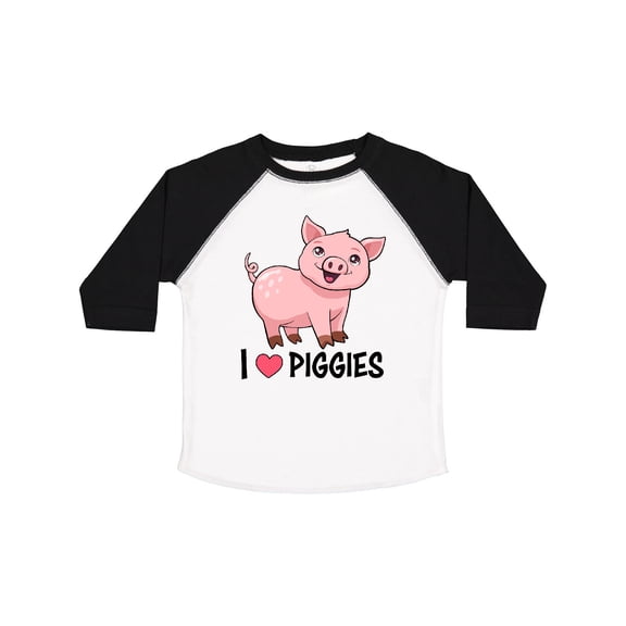 Inktastic I Love Piggies Cute Pig Boys or Girls Toddler T-Shirt