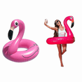 thumbnail image 2 of Bouée Gonflable Flamant Rose Rose pour Plage et Piscine en Été, 2 of 5