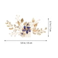 thumbnail image 4 of Wedding Bride Rhinestone Hair Comb Jewelry Wedding Head Piece Comb Headband, 4 of 8