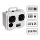 thumbnail image 3 of DemerBox: Altavoces Bluetooth para exteriores resistentes al agua, portátiles y resistentes. Sonido fuerte, graves profundos, duración de la batería de más de 40 horas, caja seca + carga USB, modo fie, 3 of 5