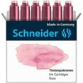 thumbnail image 3 of SCHNEIDER Pack of 3 Packs of 6 Ink Cartridges for Fountain Pen Pastel Pink, 3 of 3