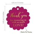 thumbnail image 6 of Inkdotpot Thank You Baby/ Bridal Shower Bottle Tag Real Gold Foil Favor Hang Tags Pack Of 50, 6 of 7