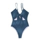 thumbnail image 4 of Traje de baño siamés de moda para mujer, conjunto de traje de baño Sexy con estampado calado en la cintura Fridja  nalpqowj55190, 4 of 5