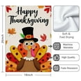 thumbnail image 3 of 2 Pcs Funny Kitchen Towels,Fall Happy Thanksgiving Turkey Microfiber Dish Towels,Kitchen Tea Towels,Kitchen Towel Set (18" X 26"), 3 of 3