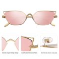 thumbnail image 3 of Gafas de sol SOJOS estilo ojo de gato SJ1127 para mujer, diseño estrecho y de moda, 3 of 5