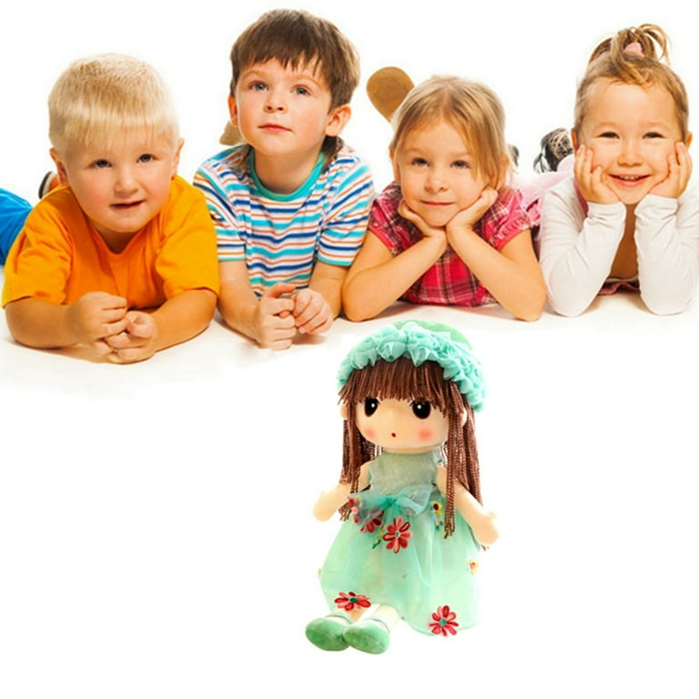 Polinkety Soft Baby Rage Doll with Clothes and Long Hair, 16.9 Inch Plush  Stuffed Toy Gift