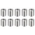 thumbnail image 1 of Uxcell 10 Pcs Inserts de Réparation de Filetage M14 x 2 Mâle à M8 x 1.25 Femelle Filetage 18mm Long Écrous de Réduction en Acier Inoxydable Manchons Métriques Auto-Tappants, 1 of 7