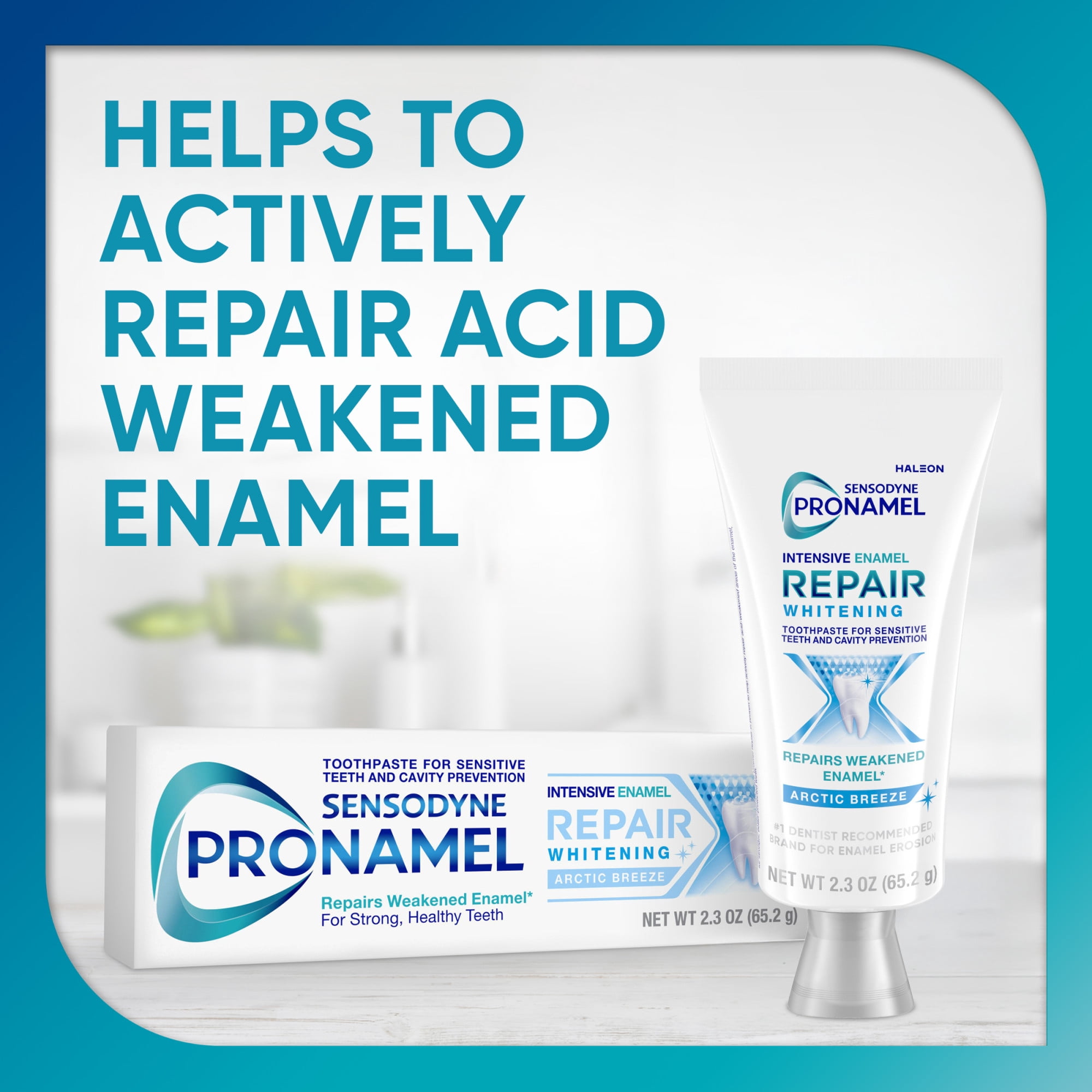 Sensodyne Pronamel Intensive Enamel Repair Toothpaste for Sensitive Teeth and Cavity Protection 2.3 oz, for Adults