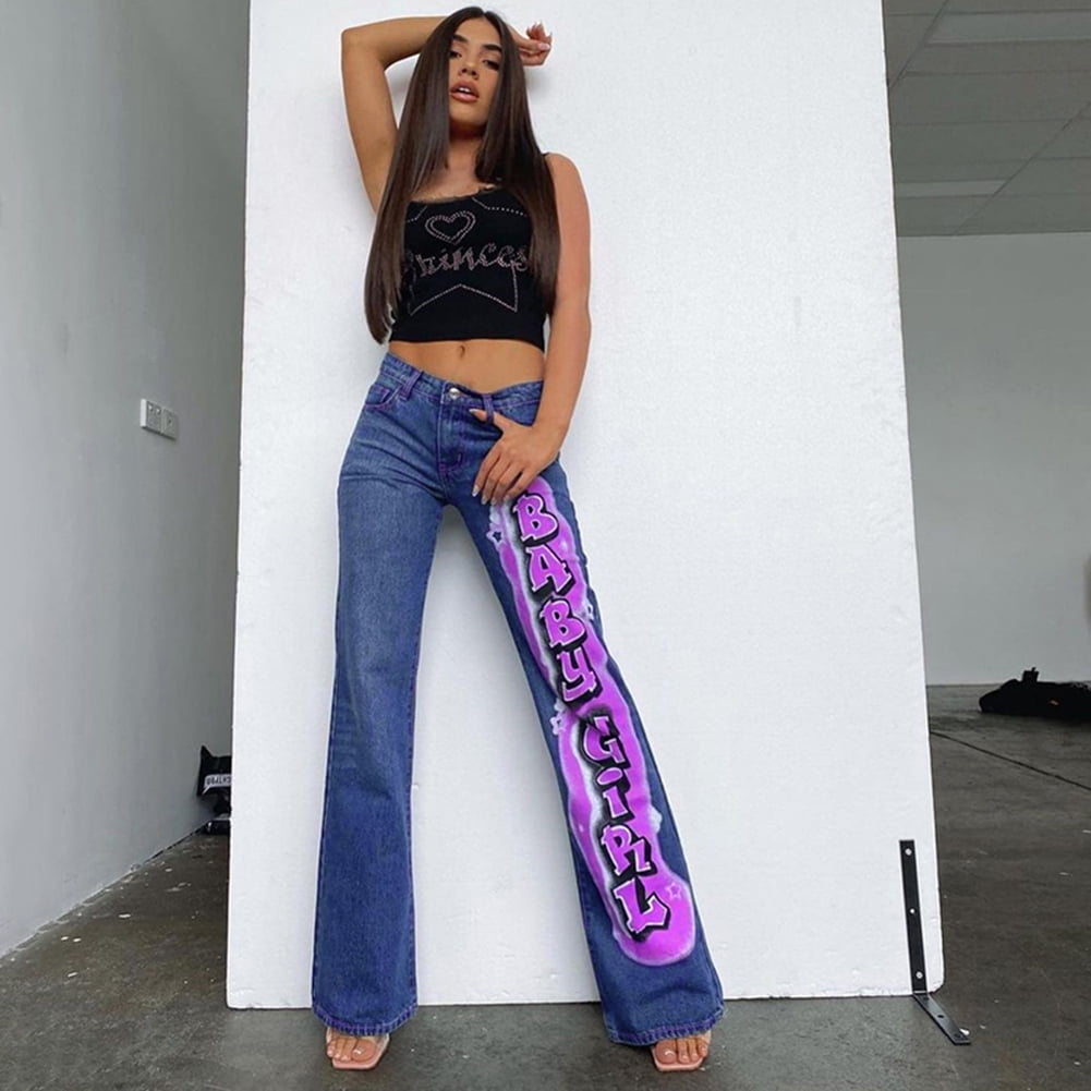 Vintage Leopard Print Flare Pants Chic Women Fashion High Waisted Slim Fit  Trousers Y2K Streetwear Female Harajuku Clothes