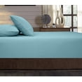 thumbnail image 4 of 4 PC Bed Sheets Set, 100% Egyptian Cotton, 800 Thread Count, 15 Inch Deep Pocket on Fitted Sheet, Light Blue Solid King Size, 4 of 5