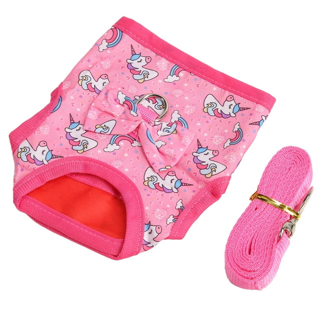 Bunny Vest Leash, Breathable Cute Cartoon Pattern Harness Leash Strong Hardware Buckle For Hamster For Chinchilla S,M,L
