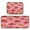 Red Maple Leaf Pattern, variant on 2-Piece Kitchen Rugs Set Non-Slip Mats Carpet Floor for Kitchen, Bathroom (19.7"x27.6" & 19.7"x47.2") Red Maple Leaf Pattern