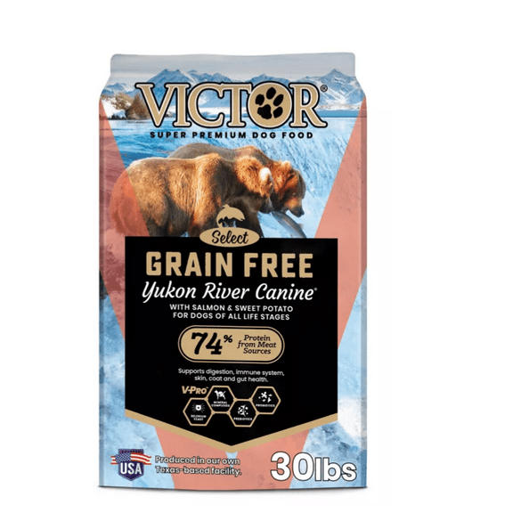 Victor Select All Life Stages Grain-Free Yukon River Canine Fish Recipe Dry Dog Food 30 lb