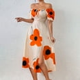 thumbnail image 1 of Styesk Robes pour Femmes Dames Décontractées Style Vacances Robe Imprimée Robe de Plage, 1 of 8