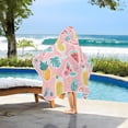 thumbnail image 5 of Fruit Flamingo Leaves Kid Bath Towels Bath Beach Towel Super Soft and Absorbent for Kid Girl Boy Babie Toddler Infant, 5 of 6