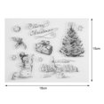thumbnail image 4 of Christmas Snowman Tree Decorative Stamps, DIY Decor Clear Stamps, For Scrapbooking Card Making Decoration, 4 of 8