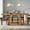 Brown, variant on Modern Black Faux Marble Dining Table, 63" Rectangular 4-6 Seater Wood Table with Sturdy Base, Kitchen Living Room Dinner Table