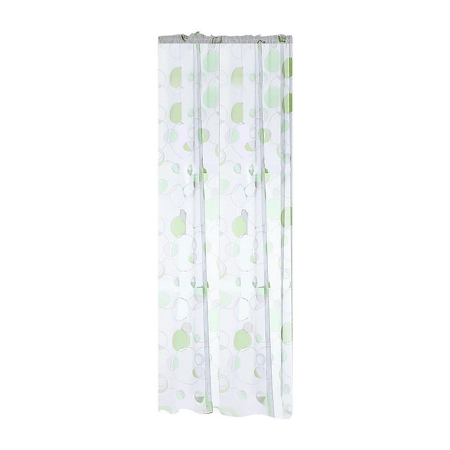 asddcavvf Rideau Transparent Feuilles Voile de Fenêtre 1 Panneau Tissu Deux Pages Rideaux