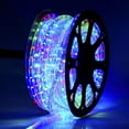 thumbnail image 1 of DELight 150Ft Rope Lights 1620 LED Outdoor String Lights Cuttable 2 Wire Waterproof Decorative RGBY Lighting for Deck Patio Backyards Garden Halloween Christmas Decorations, 1 of 7