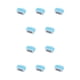 thumbnail image 1 of Cateissary 2019 nuevo 1PC Universal 3 puertos USB teléfono móvil UE/EE. UU. de enchufe adaptador de de pared de viaje Azul 10piezas, 1 of 6