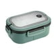 thumbnail image 2 of Fiambrera perfecl 1200 ml 2 capas 3 compartimentos Verde, 2 of 8