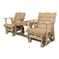 thumbnail image 1 of Kilmer Creek 6' Natural Cedar Settee Glider, Amish Crafted, 1 of 4