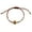 brown cord, variant on 18K Solid Yellow Gold Hamsa over mother of pearl Brown or Red cord Bracelet