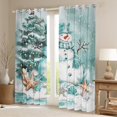 thumbnail image 2 of Castle Fairy Teens Children Kawaii Xmas Snowman Black Out Curtains,Sea Starfish Seashell Curtains Pack Of 2 (42X63 Each),Merry Christmas Bedroom Curtains,Super Cozy Room Decor, 2 of 6