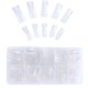 thumbnail image 2 of 500 Pcs White/natural/transparent Nail Pieces False Nailsnatural, 2 of 3