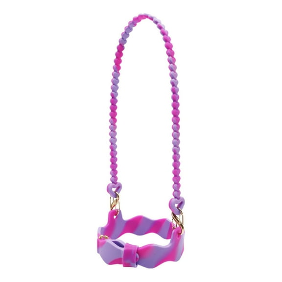 Customizable Silicone Water Bottle Holder Strap Lanyard For Hiking Commuting