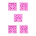 thumbnail image 1 of Molde de silicona Yuarrent para Chocolate Gelatina Mousse Rosa, 1 of 6