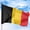 Belgium, variant on Germany Outdoor Flag (3x5ft) by DreamController - Durable, Fade-Resistant Polyester, Double-Stitched, Brass Grommets - HD Printed Western Europe Flag - Made in USA