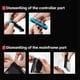 thumbnail image 5 of For Nintendo Switch OLED Game Console Transparent Crystal Case Soft TPU Split Protective Cover, 5 of 5