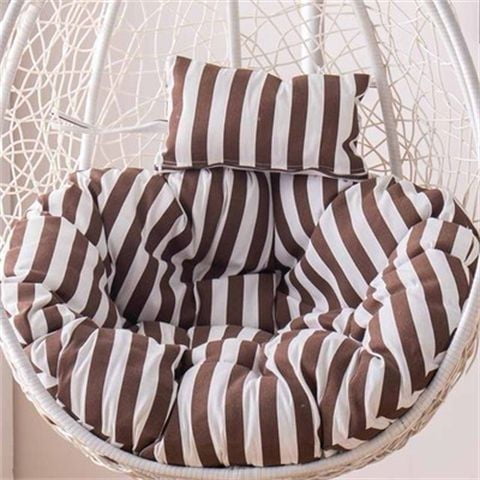 Cojín de Silla de huevo suave para jardín, interior, exterior, balcón, mecedora, nuevo columpio, cesta colgante, cojín de asiento (sin Silla) Fivean unisex