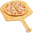 thumbnail image 1 of baomifa-15 Inch Bamboo Pizza Peel, Wooden Pizza Paddle, Cutting Board for Pizza, Bread, 1 of 4