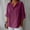 Purple 1, variant on Outfmvch 3/4 Sleeve Tops for Women Cotton Linen Tops for Women Button Down Shirts Lantern Sleeve Tops for Women Loose Fitting Tops for Women Short Sleeve Shirts for Women Linen Shirt Beige L