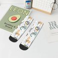 thumbnail image 7 of Pofeuu Cute Colorful Animal Print 30cm Socks, Adult Running Hiking Socks for Youth and Adult, 7 of 7